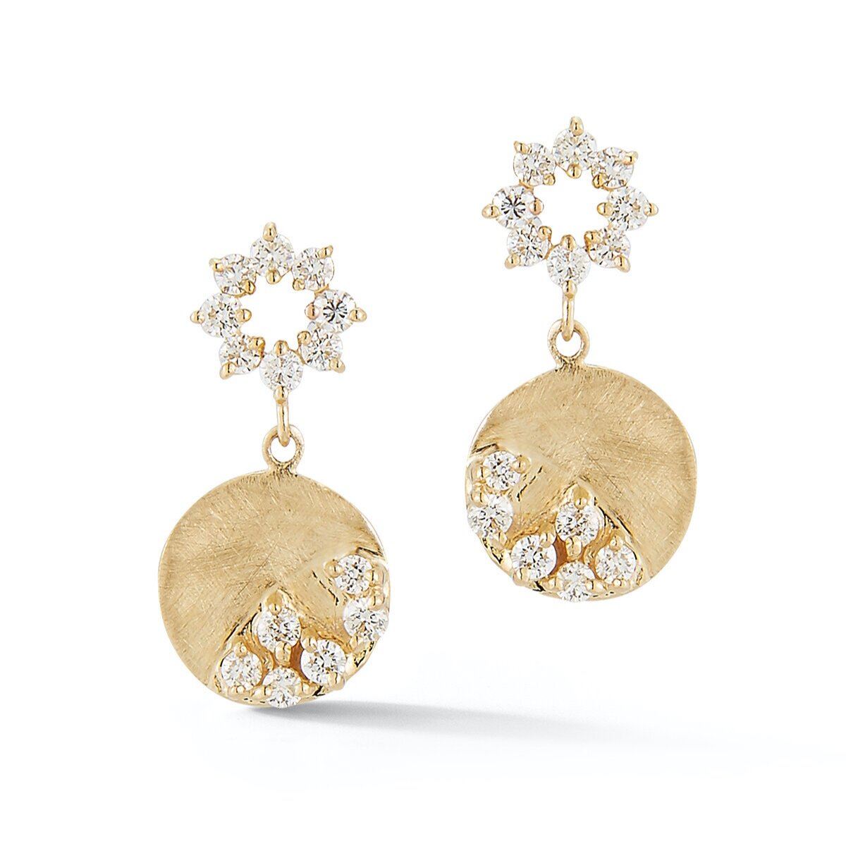 Tiny Dangle .24 dia. Earrings
