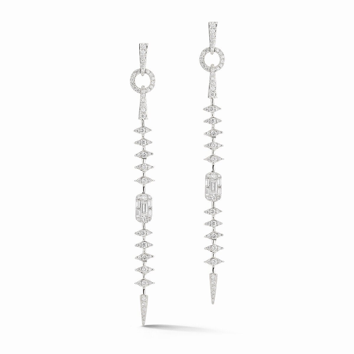 Long Scale .87 Dia. Earrings