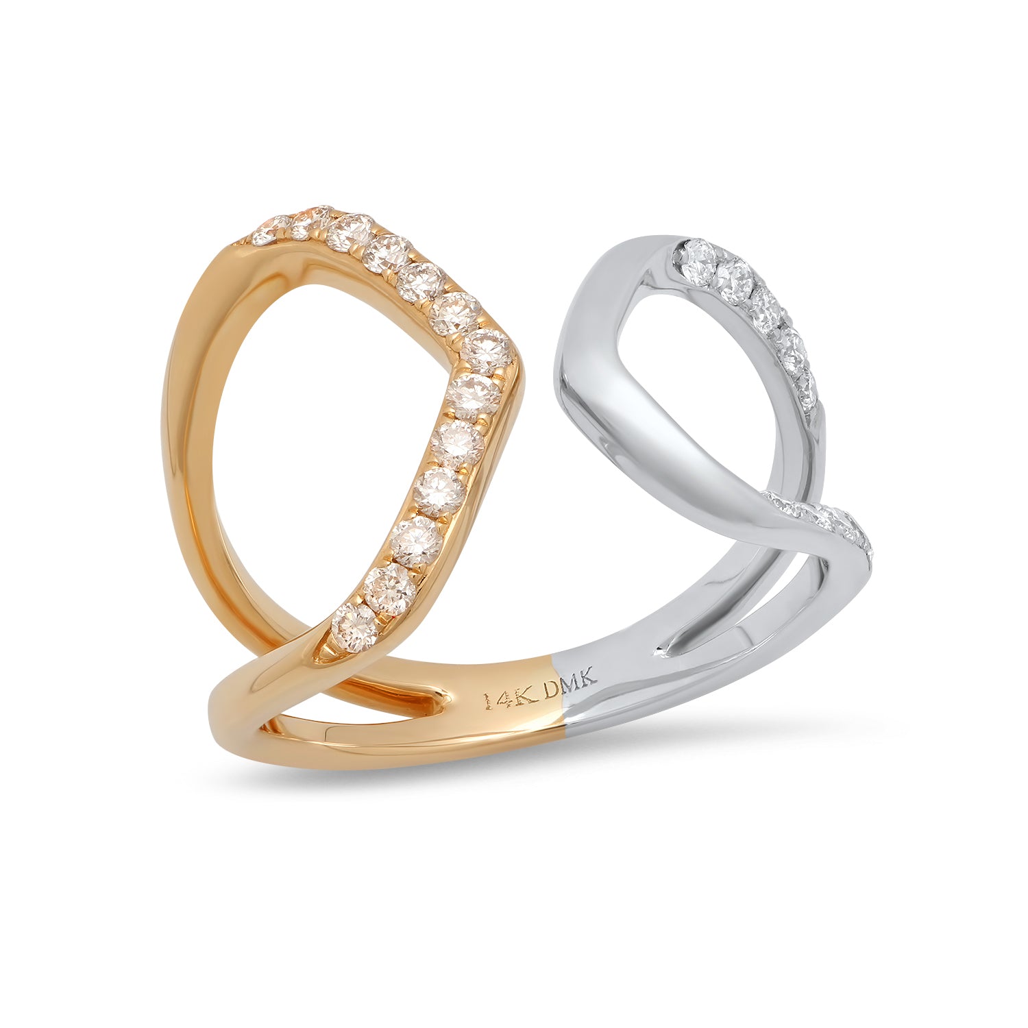 Part of the exclusive D. M. Kordansky Design Collection  Diamond weight- .36