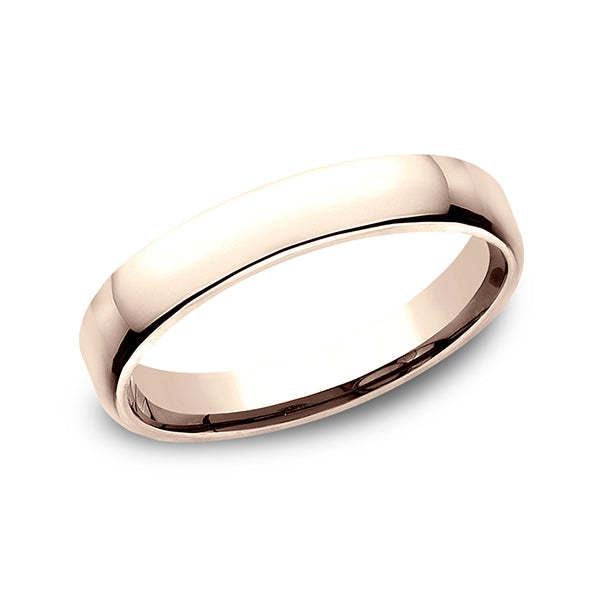 14K White Gold/Yellow Gold/Rose Gold/Palladium 3.5 mm European Comfort-Fit Wedding Ring