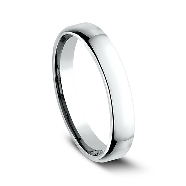 14K White Gold/Yellow Gold/Rose Gold/Palladium 3.5 mm European Comfort-Fit Wedding Ring