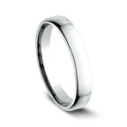 14K White Gold/Yellow Gold/Rose Gold/Palladium 3.5 mm European Comfort-Fit Wedding Ring