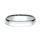 14K White Gold/Yellow Gold/Rose Gold/Palladium 3.5 mm European Comfort-Fit Wedding Ring