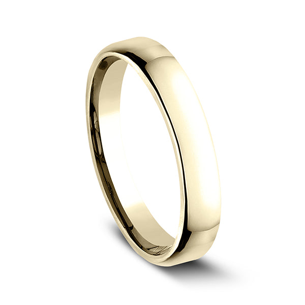 14K White Gold/Yellow Gold/Rose Gold/Palladium 3.5 mm European Comfort-Fit Wedding Ring