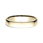 14K White Gold/Yellow Gold/Rose Gold/Palladium 3.5 mm European Comfort-Fit Wedding Ring