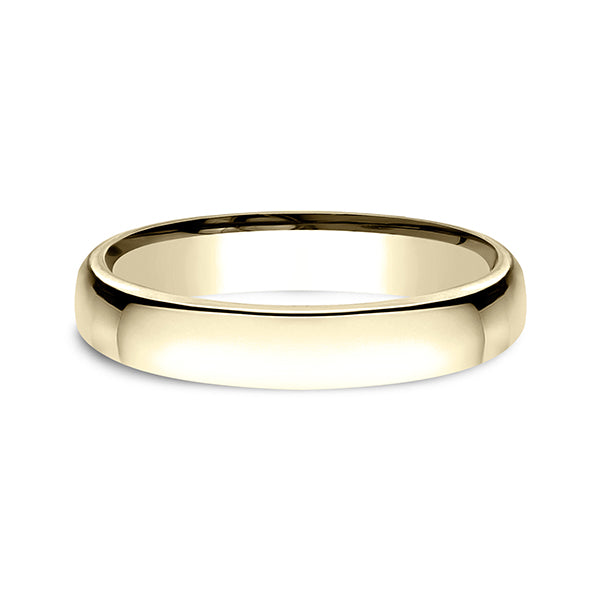 14K White Gold/Yellow Gold/Rose Gold/Palladium 3.5 mm European Comfort-Fit Wedding Ring