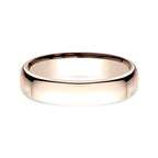 14K White Gold/Yellow Gold/Rose Gold/Palladium 4.5 mm European Comfort-Fit Wedding Ring