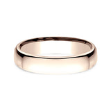 14K White Gold/Yellow Gold/Rose Gold/Palladium 4.5 mm European Comfort-Fit Wedding Ring