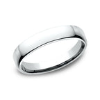 Platinum 4.5mm/5.5mm/6.5mm/7.5mm European Comfort-Fit Wedding Ring