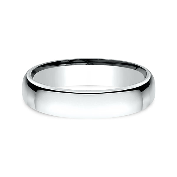 Platinum 4.5mm/5.5mm/6.5mm/7.5mm European Comfort-Fit Wedding Ring