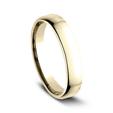 18K White Gold/Yellow Gold 4.5mm European Comfort-Fit Wedding Ring