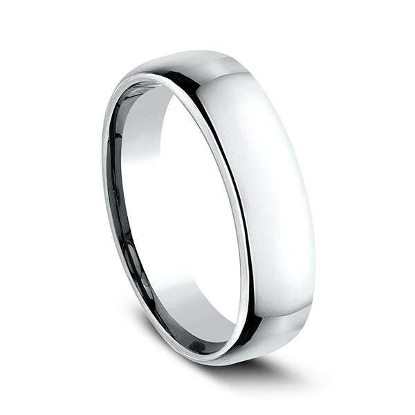 14K White Gold/Yellow Gold/Rose Gold 5.5mm European Comfort-Fit Wedding Ring