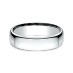 14K White Gold/Yellow Gold/Rose Gold 5.5mm European Comfort-Fit Wedding Ring