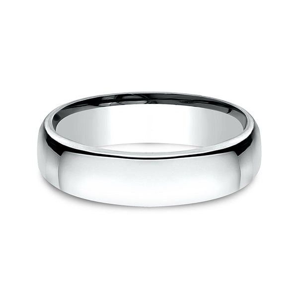 14K White Gold/Yellow Gold/Rose Gold 5.5mm European Comfort-Fit Wedding Ring