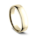 14K White Gold/Yellow Gold/Rose Gold 5.5mm European Comfort-Fit Wedding Ring