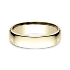 14K White Gold/Yellow Gold/Rose Gold 5.5mm European Comfort-Fit Wedding Ring