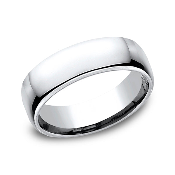 Cobalt 6.5mm European Comfort-Fit Design Wedding Band