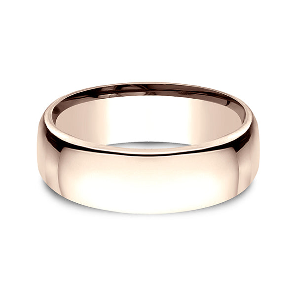 14K White Gold/Yellow Gold/Rose Gold 7.5mm European Comfort-Fit Wedding Ring