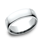 14K White Gold/Yellow Gold/Rose Gold 7.5mm European Comfort-Fit Wedding Ring
