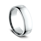 14K White Gold/Yellow Gold/Rose Gold 7.5mm European Comfort-Fit Wedding Ring