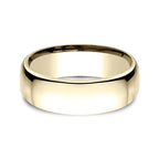14K White Gold/Yellow Gold/Rose Gold 7.5mm European Comfort-Fit Wedding Ring