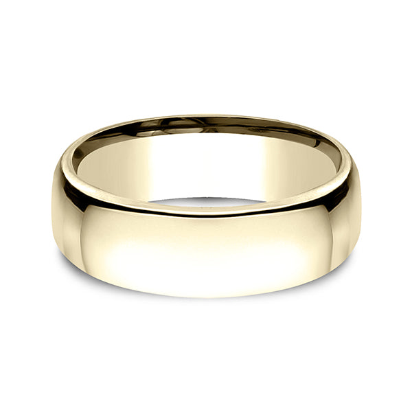 14K White Gold/Yellow Gold/Rose Gold 7.5mm European Comfort-Fit Wedding Ring