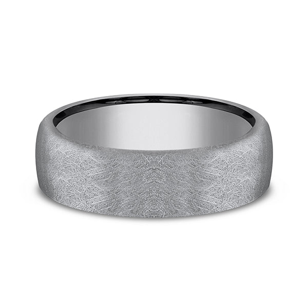 Tantalum 6.5mm Comfort-fit Design Wedding Band
