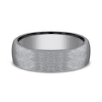 Tantalum 6.5mm Comfort-fit Design Wedding Band