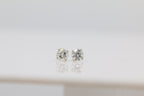 Diamond Stud Earrings in 14KT White Gold ( 0.75ct tw dia )