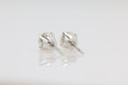 Diamond Stud Earrings in 14KT White Gold ( 0.75ct tw dia )