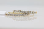 Diamond Hoop Earrings in 10KT Yellow Gold ( 0.5ct tw dia )