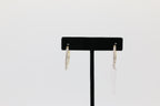 Diamond Hoop Earrings in 10KT Yellow Gold ( 0.5ct tw dia )