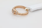 Rose Gold Halo Diamond Double Band ( 3ct tw dia )