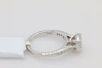 Cluster Diamond Ring in 14KT White Gold ( 0.63ct tw dia ))