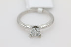Diamond Solitaire Ring in 14KT White Gold ( 1.01ct tw dia )