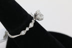 Oval Solitaire Diamond Ring in 14KT White Gold ( 0.91ct tw dia / 0.68ct Oval )