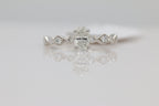 Oval Solitaire Diamond Ring in 14KT White Gold ( 0.91ct tw dia / 0.68ct Oval )