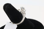 Diamond Pear Solitaire Ring in 14KT White Gold ( 2.17ct tw dia / 1.57ct Pear )