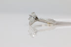 Diamond Band with Milgrain in 14KT White Gold ( 0.25ct tw dia )