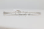 Exquisite Diamond Bangle in 14KT White Gold ( 0.56ct tw dia )