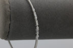 Exquisite Diamond Bangle in 14KT White Gold ( 0.56ct tw dia )