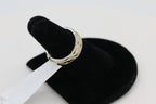 Twisted Diamond Band in 14KT Two Tone Gold ( 0.47ct tw dia )