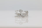 Diamond Multi Band Ring in 14KT White Gold ( 0.41ct dtw )