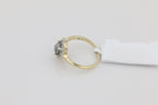 Diamond Salt and Pepper Ring in 14KT Yellow Gold ( 1.25ct dtw )
