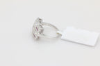 Diamond and Ruby Ring in 14KT White Gold ( 1.05ct dtw )