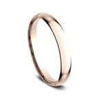 14k White Gold/Yellow Gold/Rose gold Standard Comfort-Fit Wedding Ring