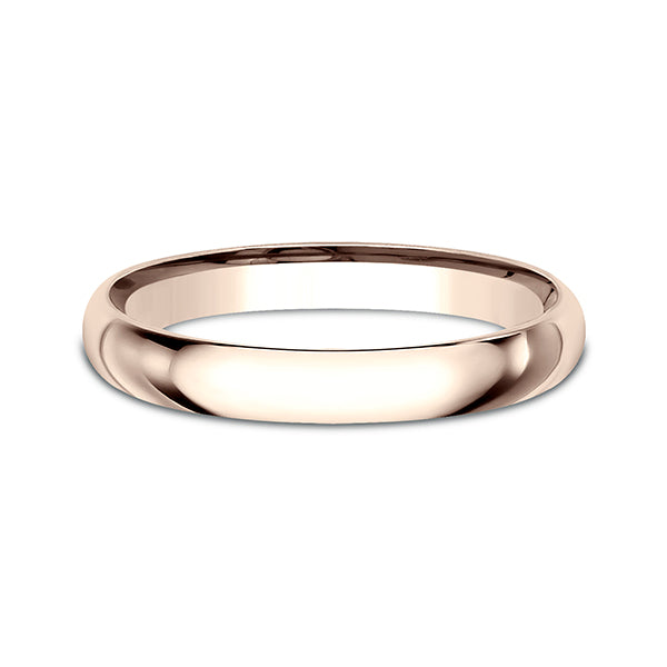 14k White Gold/Yellow Gold/Rose gold Standard Comfort-Fit Wedding Ring