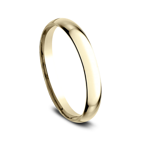 14k White Gold/Yellow Gold/Rose gold Standard Comfort-Fit Wedding Ring