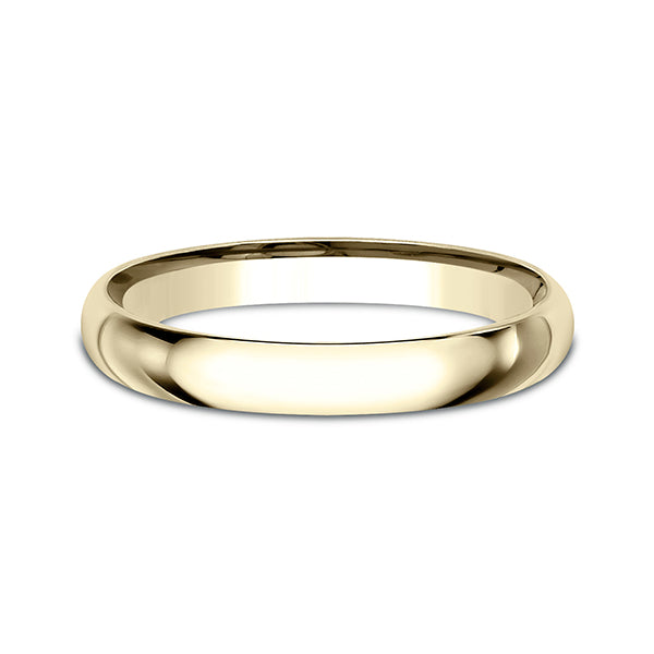 14k White Gold/Yellow Gold/Rose gold Standard Comfort-Fit Wedding Ring