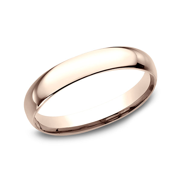 14K White Gold/Yellow Gold/Rose Gold 3mm Standard Comfort-Fit Wedding Ring